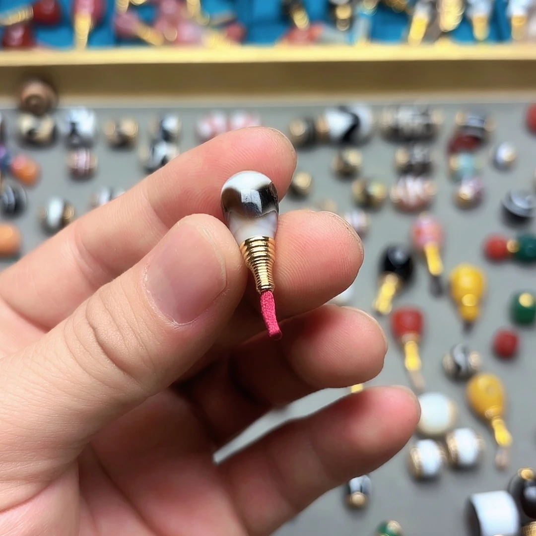 龙***锁玛瑙/玉髓未镶嵌隔珠