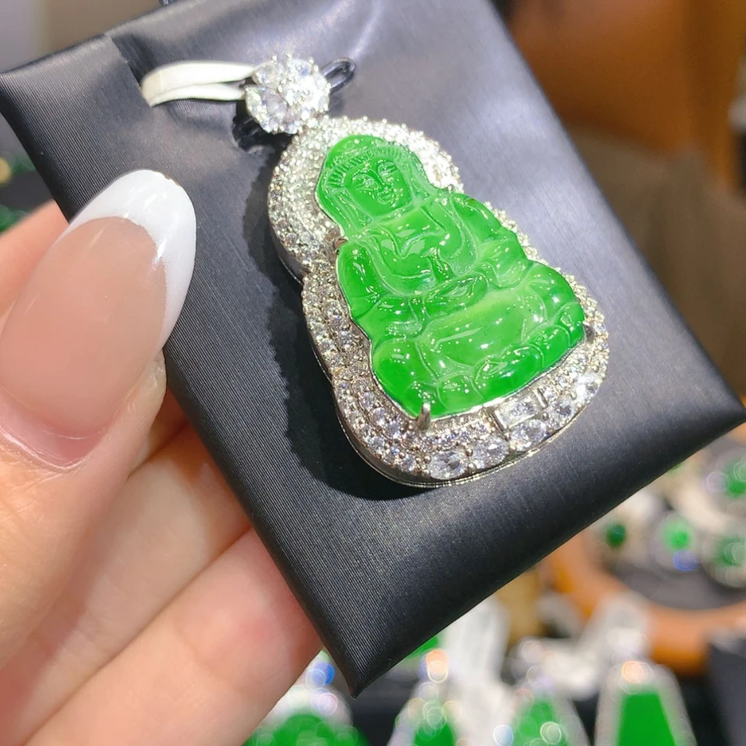 【闪购商品】翡翠未镶嵌颈饰4柒姐