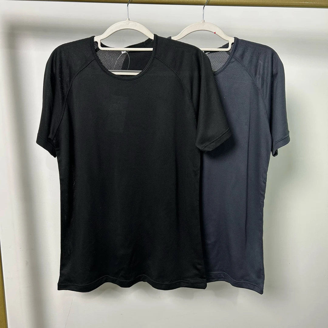 A4503 男士圆领网眼净版速干短袖T恤