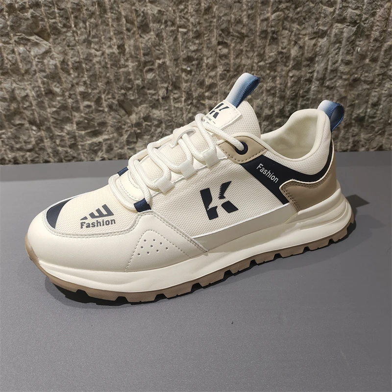 2025年夏季网面透气男鞋老爹休闲跑步厚底百搭潮流轻便舒适运动鞋