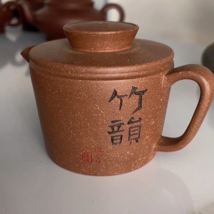 茶壶底槽青紫砂艺术作品