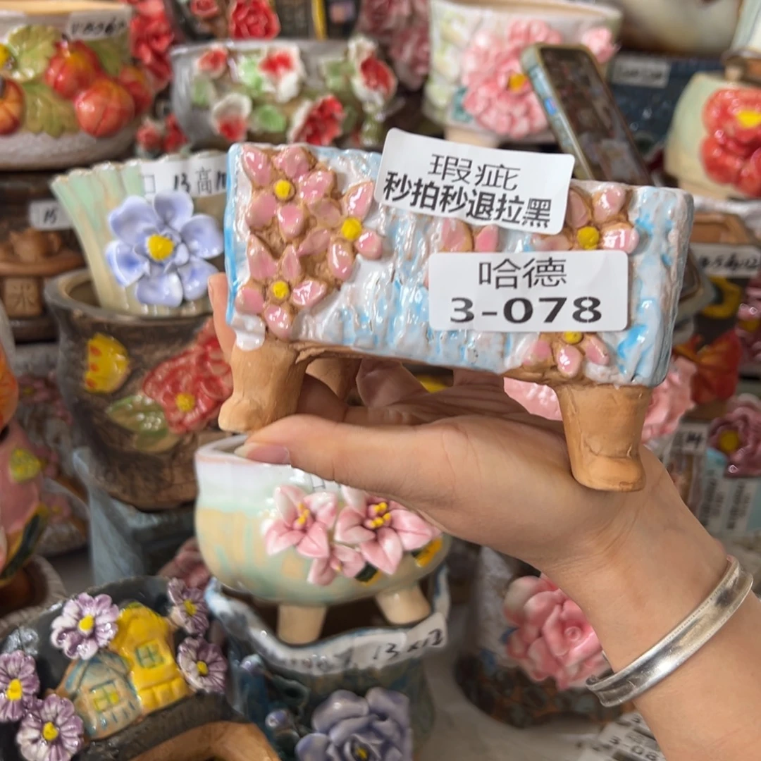 花盆，拍满20发货，退款拉黑