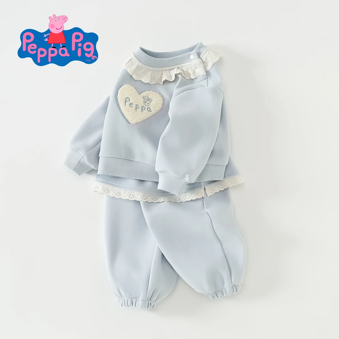 Peppapig/小猪佩奇儿童洋气女童套装女卡通动漫秋季长袖新款童装