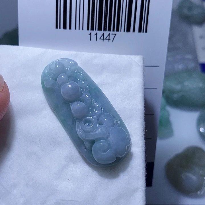 翡翠未镶嵌颈饰天光墟翡翠市场现金代购