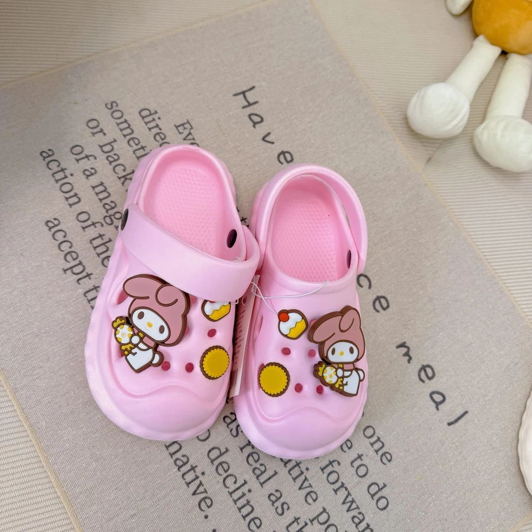 【新疆包邮】夏季新款儿童卡通蜘蛛侠美乐蒂洞洞鞋