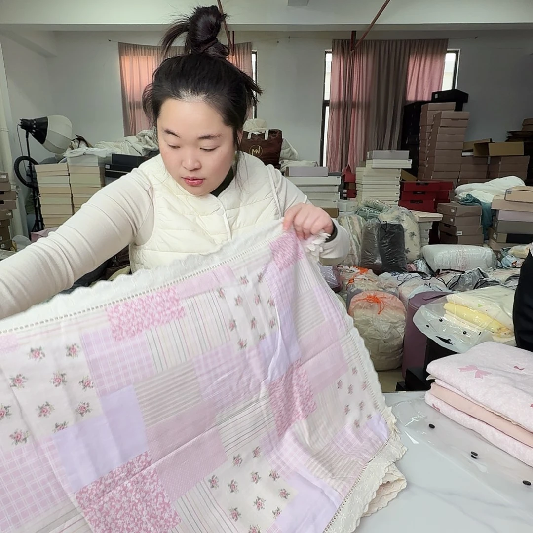 棉258加大四件套双层纱