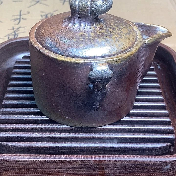 紫砂茶壶柴烧紫砂