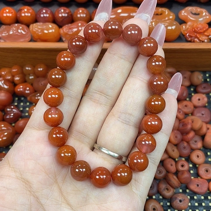 生****玛瑙/玉髓未镶嵌颈饰单圈