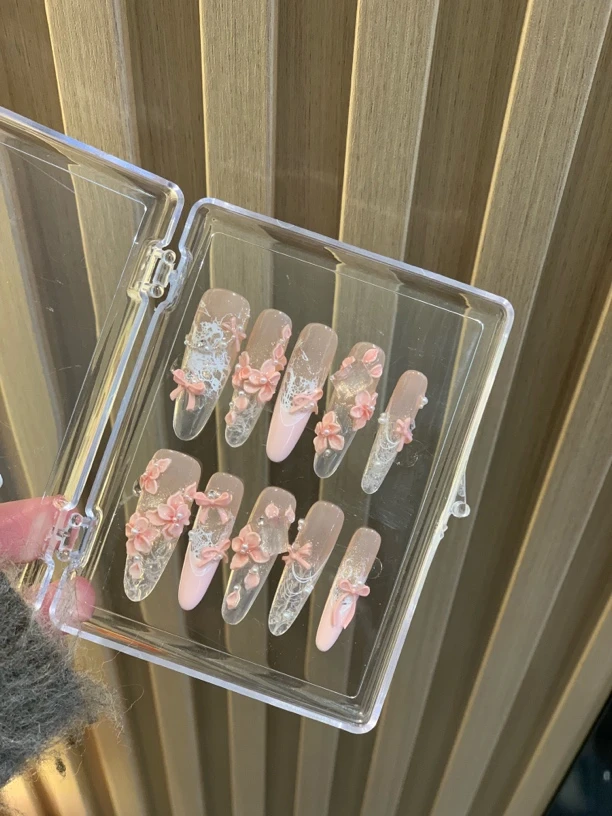 【桃花冻冻】梨花姬手工穿戴甲