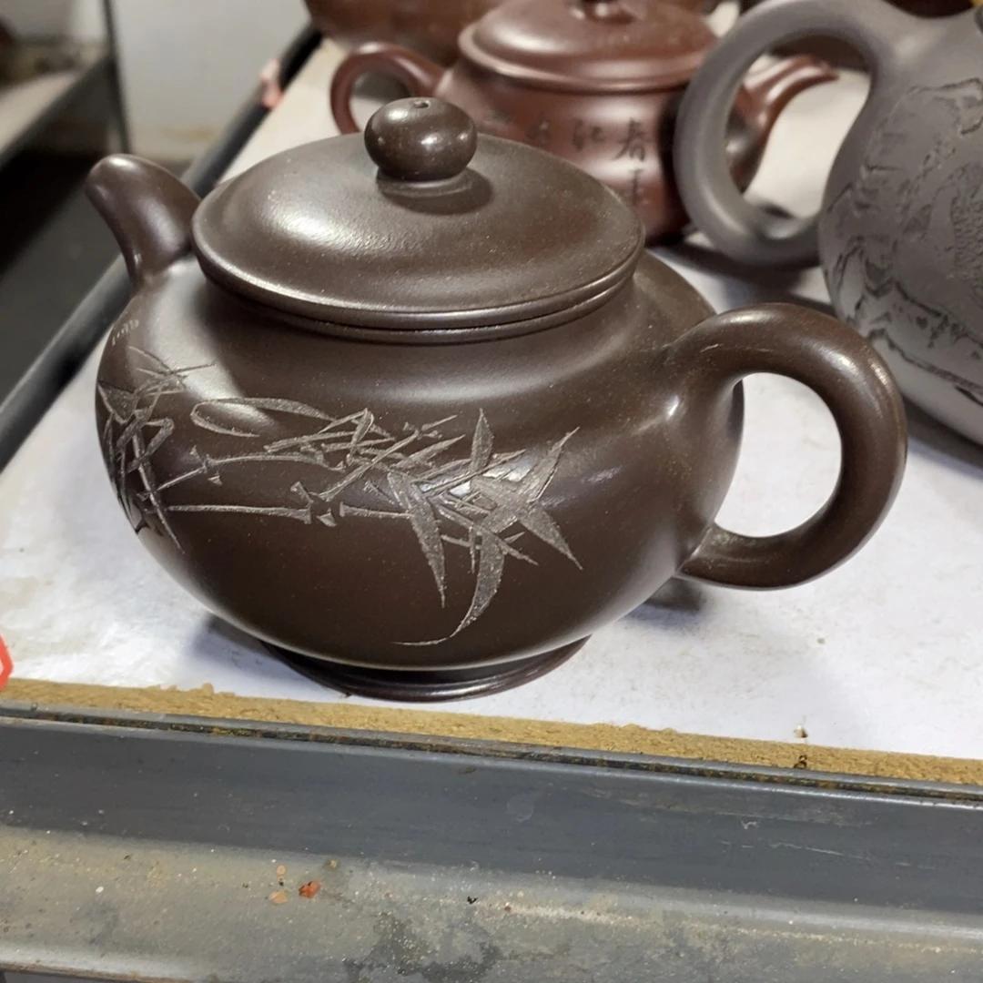 紫砂茶壶原矿手工123