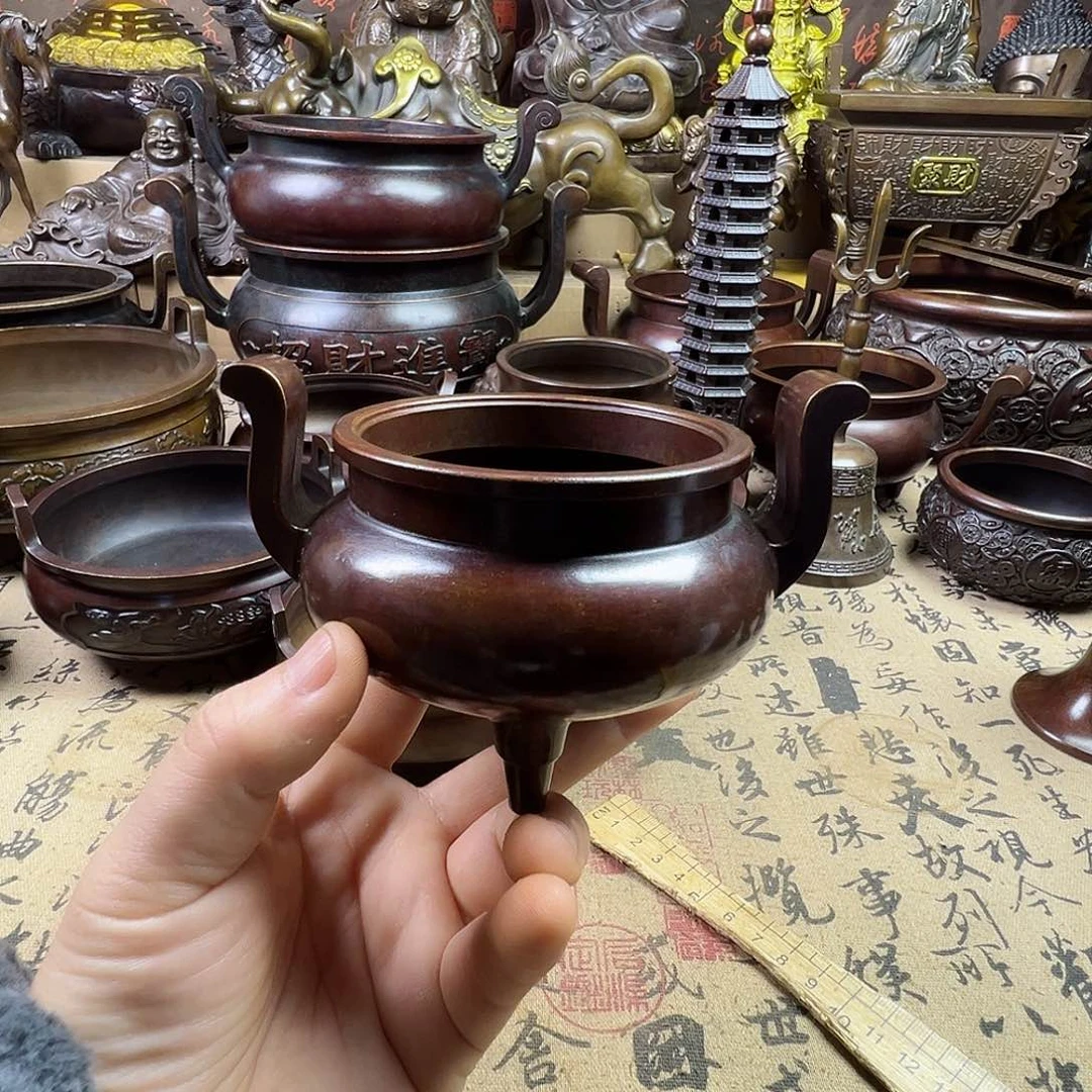 铜香炉家用供奉佛像路