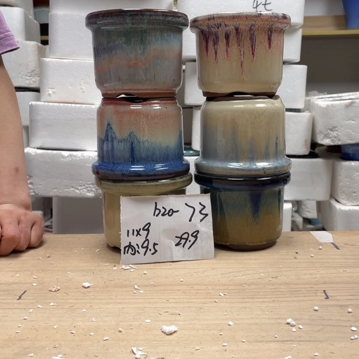 紫砂花盆多肉陶土花盆微瑕73