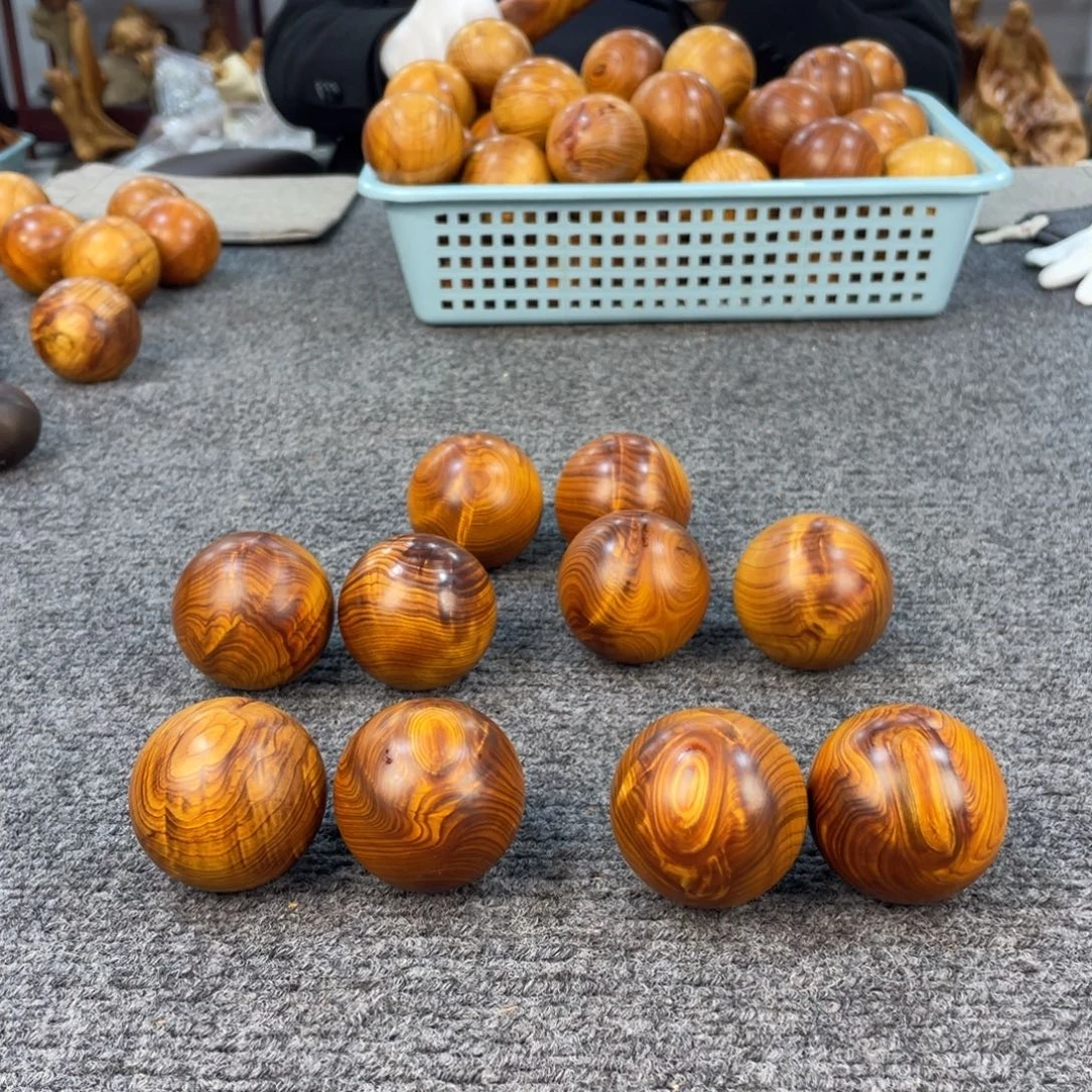 柏木（崖柏）神品，太行崖柏，5.0闪电手球，精品款，到手一对