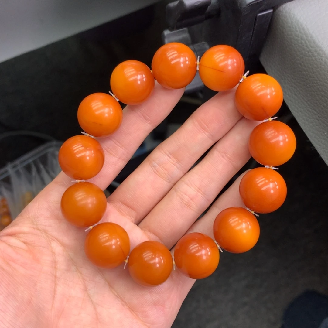 琥珀未镶嵌珠宝奇石17mm➕