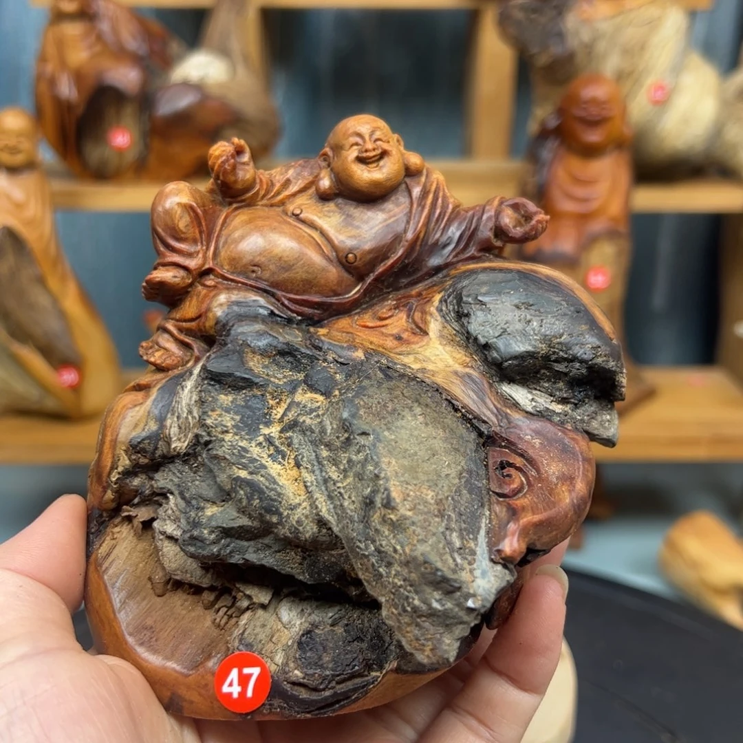 木崖柏木摆件手把件，
