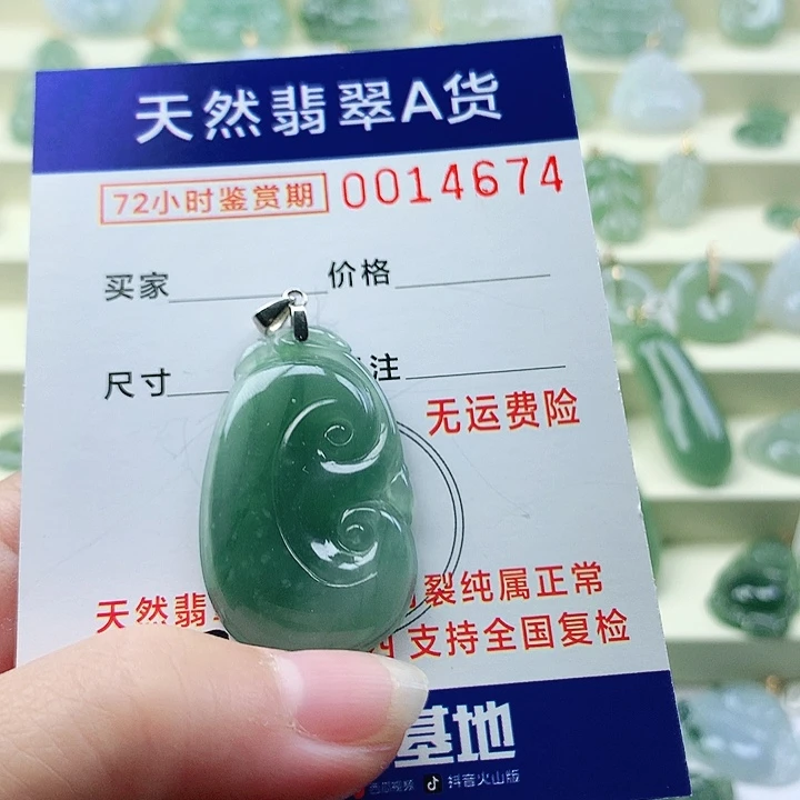 颈饰未镶嵌翡翠吊