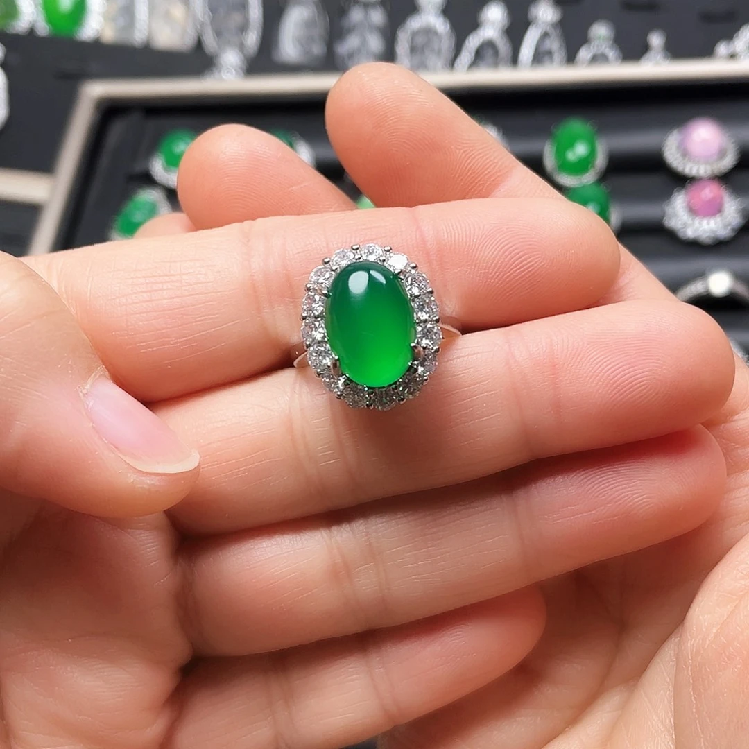 玛瑙/玉髓戒指合金