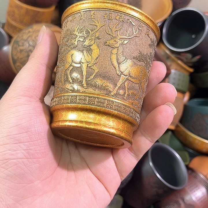 茶杯紫砂全手工紫砂主人杯