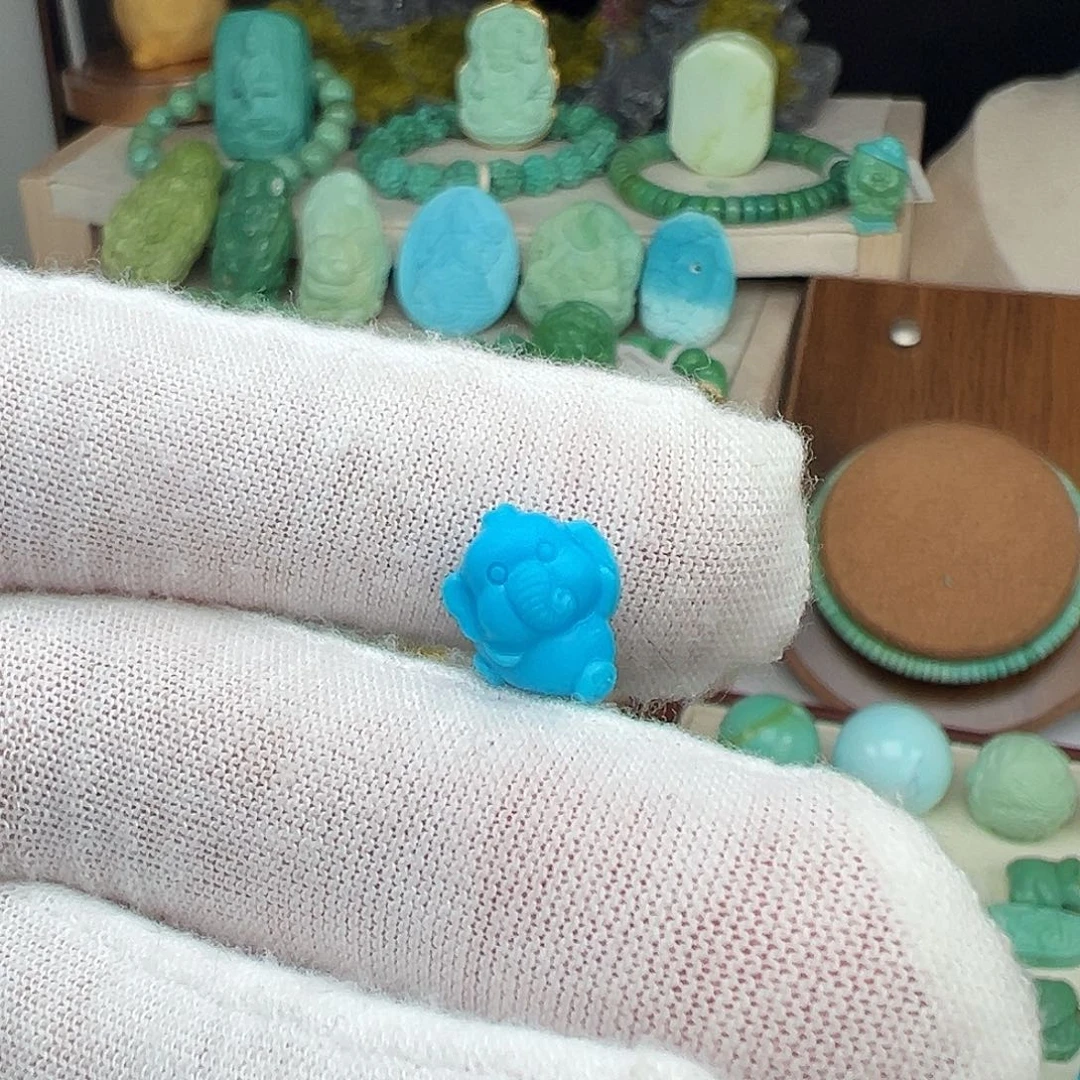 绿松石未镶嵌主播夏