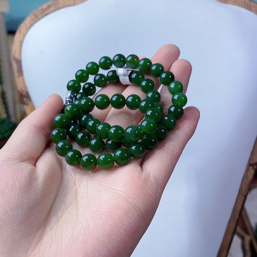 和田玉（碧玉）未镶嵌颈饰8