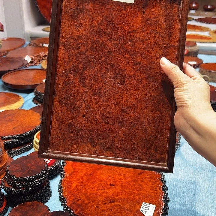 木缅花榴疤托盘32×22×3