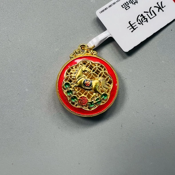 【莹莹专享】足金999 八宝罗盘  GP 1.38  纳金添福