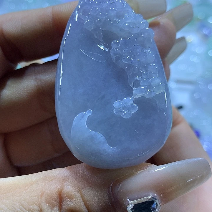 翡翠未镶嵌颈饰天然翡翠A货吊坠