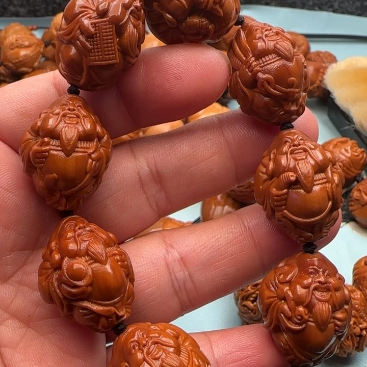 橄榄核手串橄榄核雕工艺手串