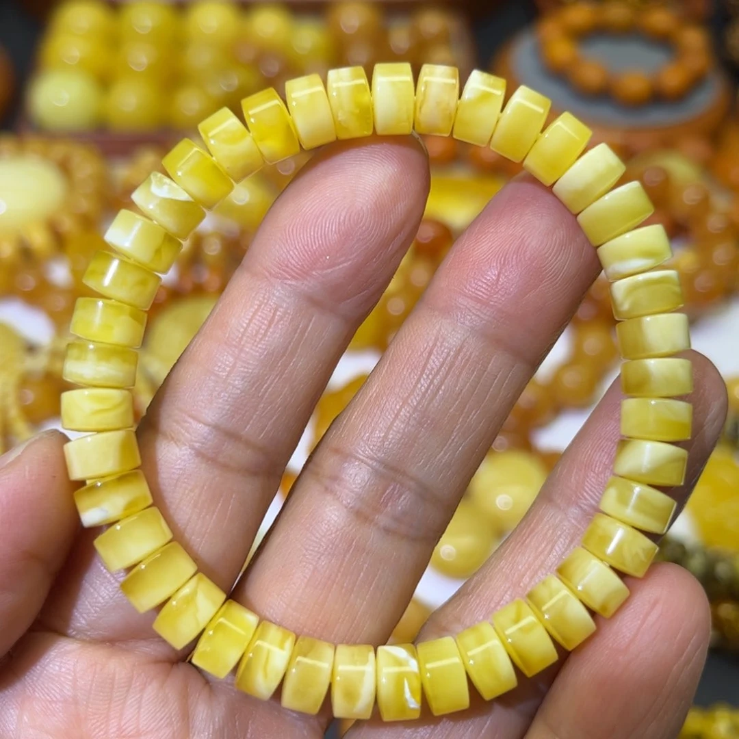 未镶嵌蜜蜡手链蜜蜡手串