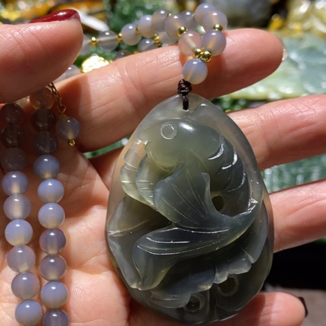 【闪购商品】岫玉毛衣链未镶嵌