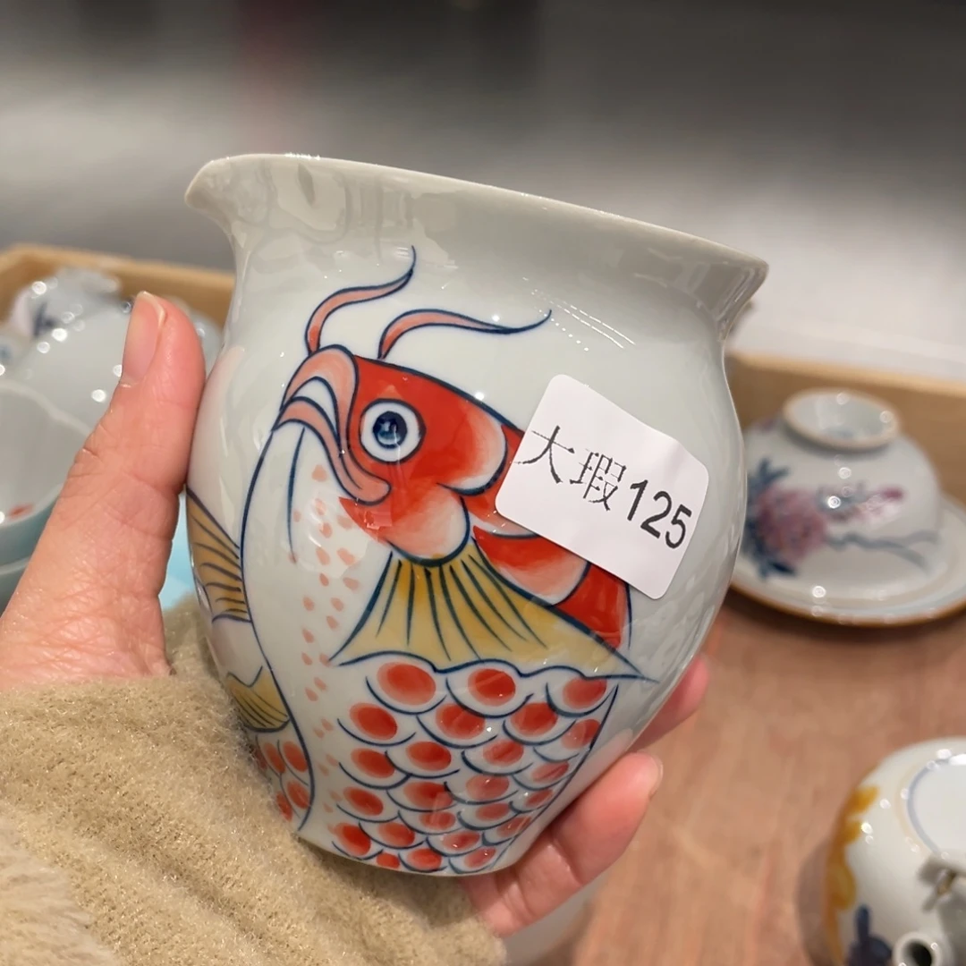 有瑕釉下彩纯手绘