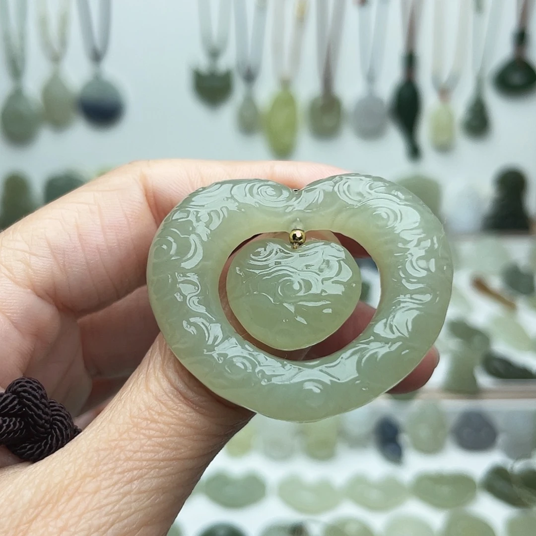 颈饰未镶嵌和田玉請****笶