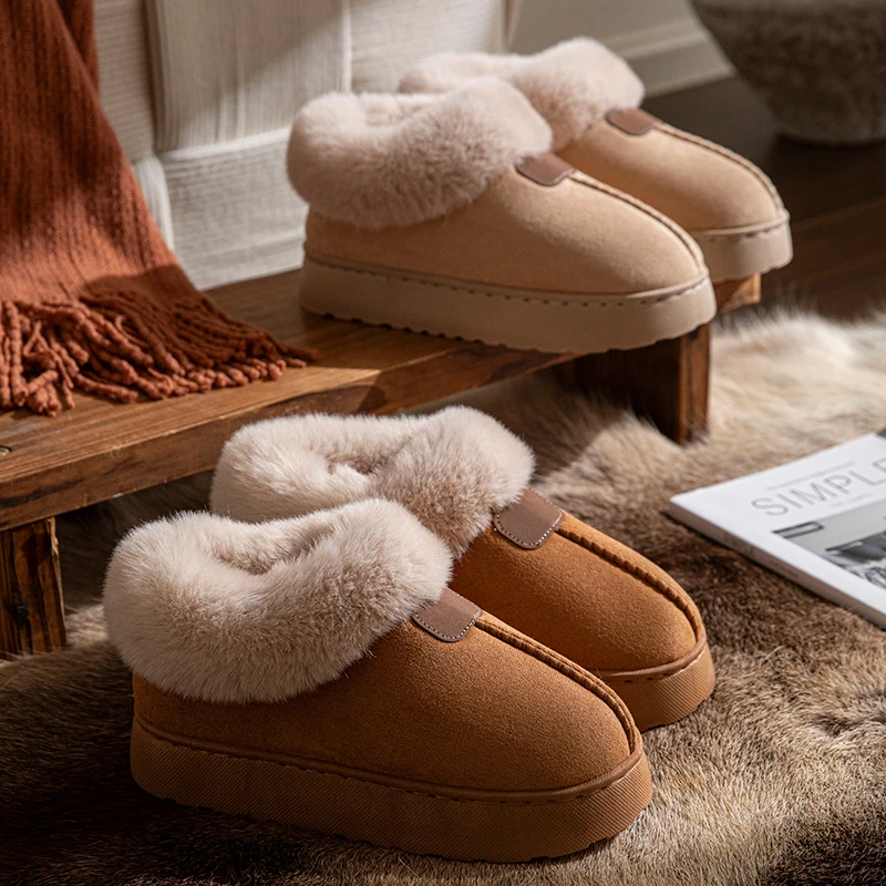 十八【当天发货】包根雪地靴冬季女款加绒加厚防滑情侣款棉鞋冬天