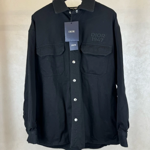未使用 DIOR/迪奥 24ss刺绣logo加绒外套/38码/M3527