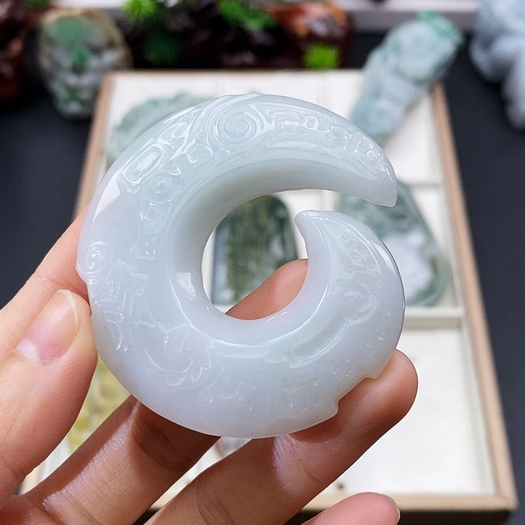 颈饰未镶嵌翡翠缅甸翡翠a货