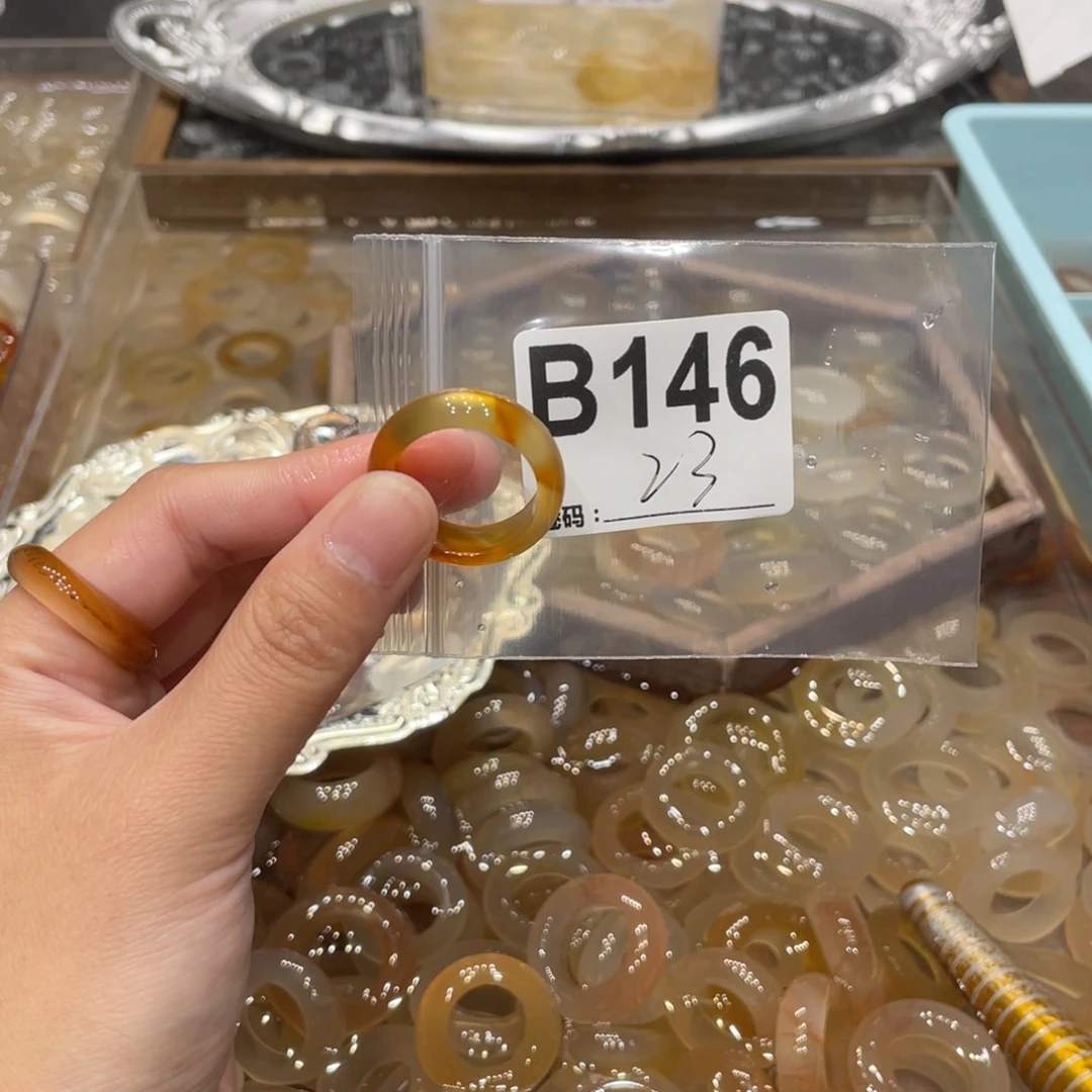 玛瑙/玉髓未镶嵌戒指146