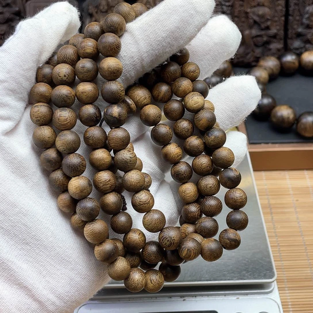 沉香手串我****你芽庄白奇