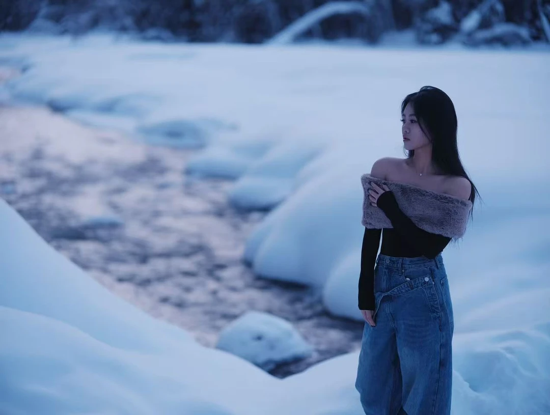 设计感百搭休闲牛仔裤