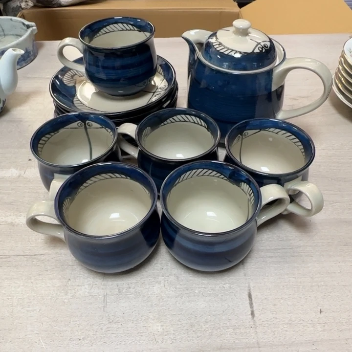 瓷片茶道具工艺品