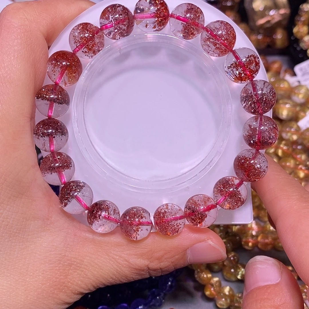 未镶嵌手链水晶金草莓11