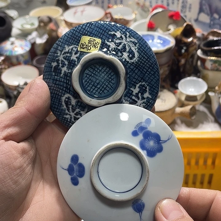 瓷片在一起的时候就是这样一
