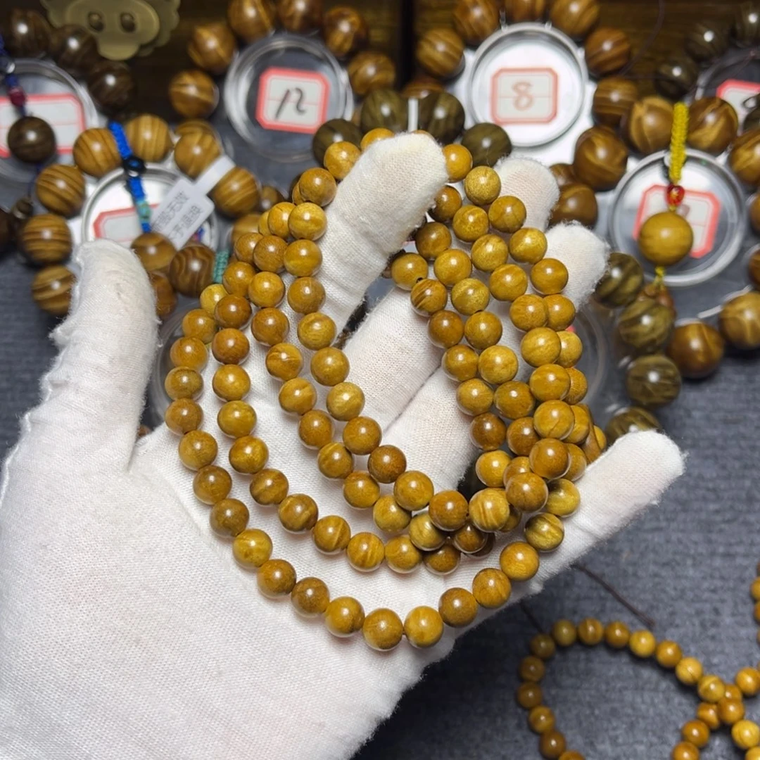 楠木（金丝楠）手串/手链枯木0.8/108水波288