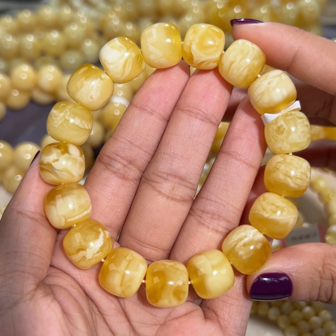 手链琥珀未镶嵌29.92克