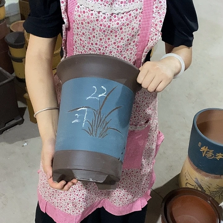 紫砂花盆紫砂花盆