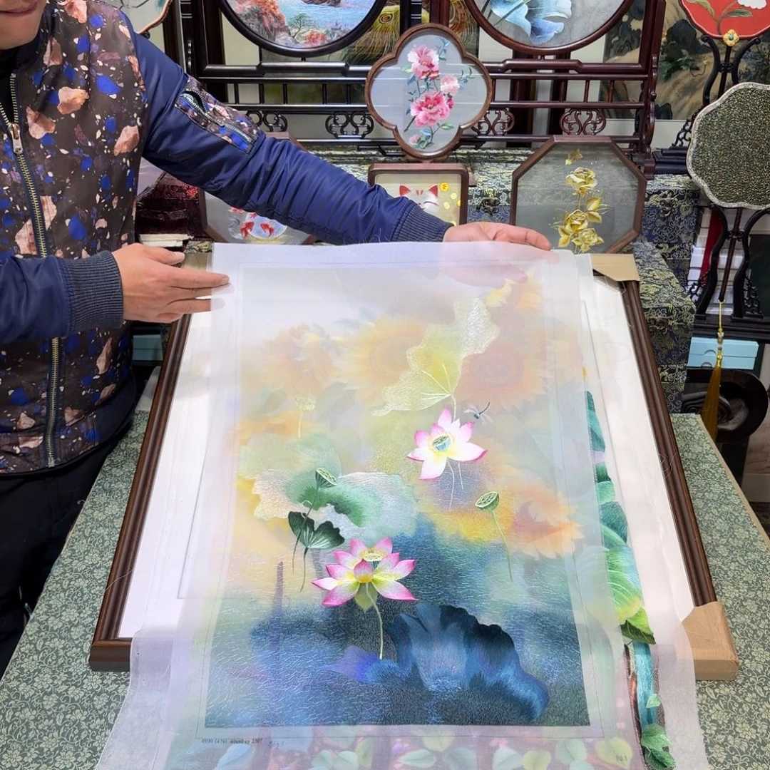 刺绣手工苏绣工艺制作技艺精湛
