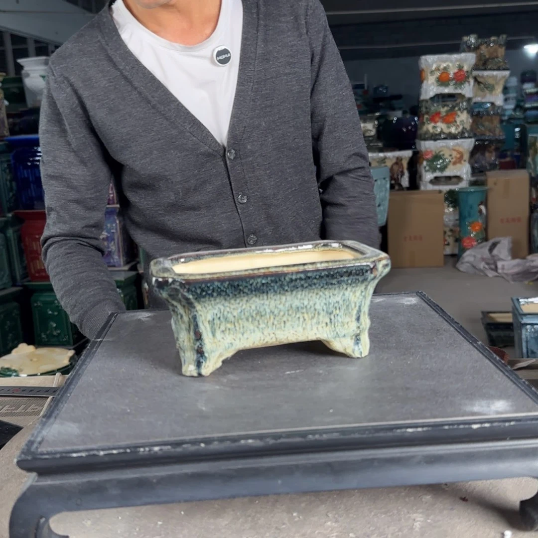 一风堂石湾花盆。微瑕