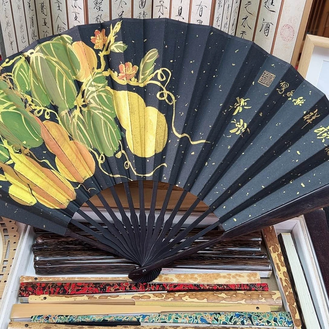 书法书法 10寸 黑檀 手写手绘 默认粘好