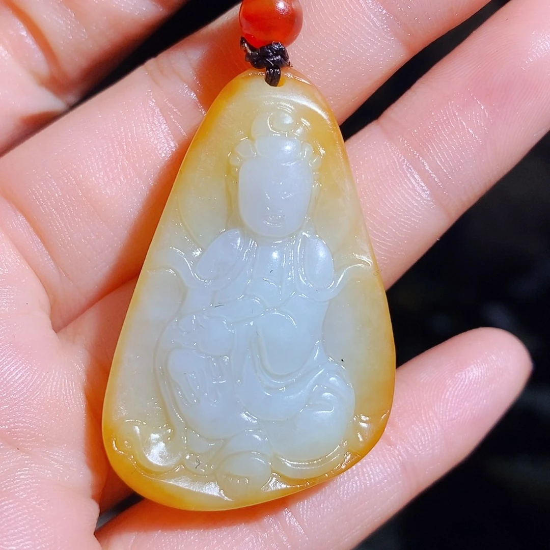 和田玉颈饰未镶嵌