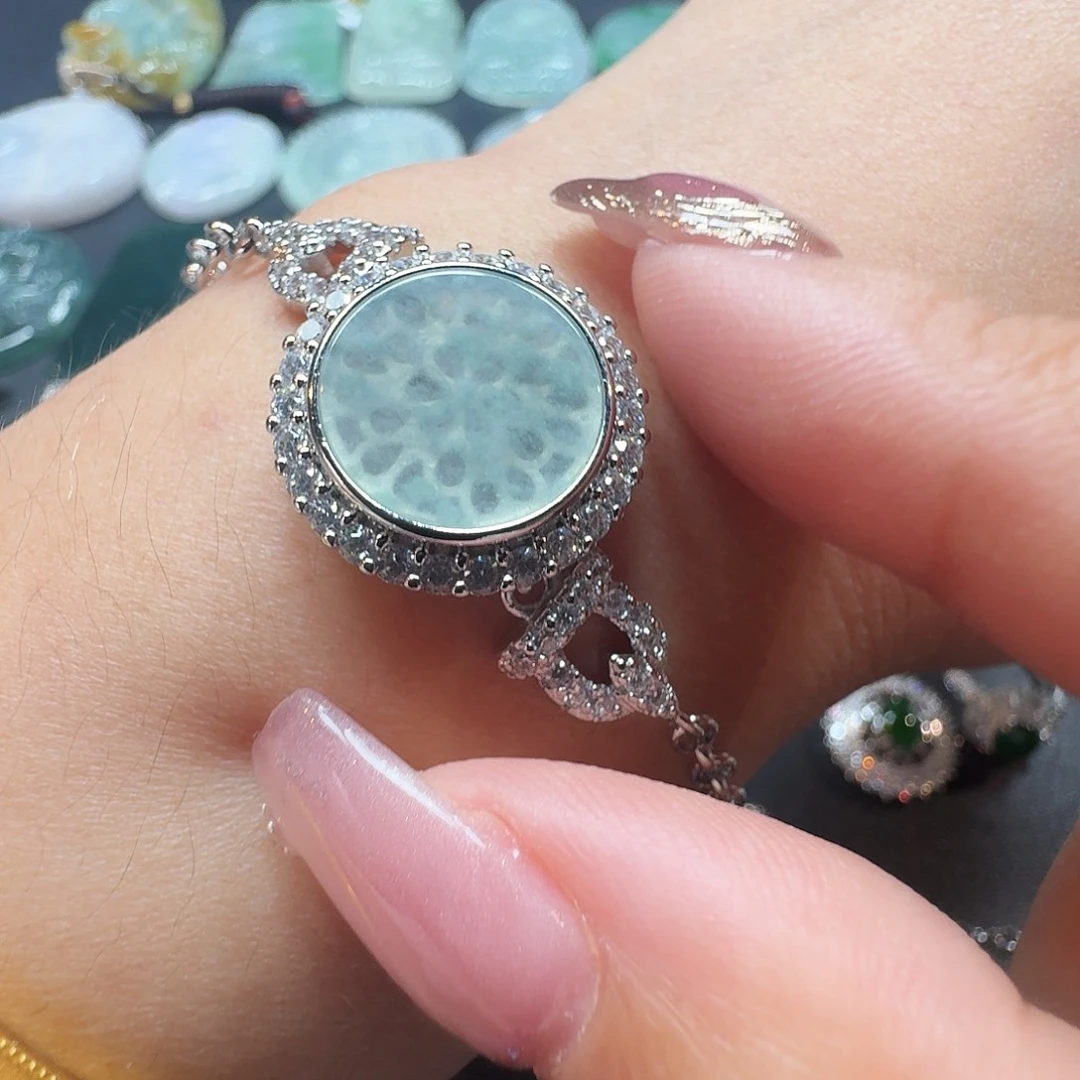 翡翠合金颈饰手链