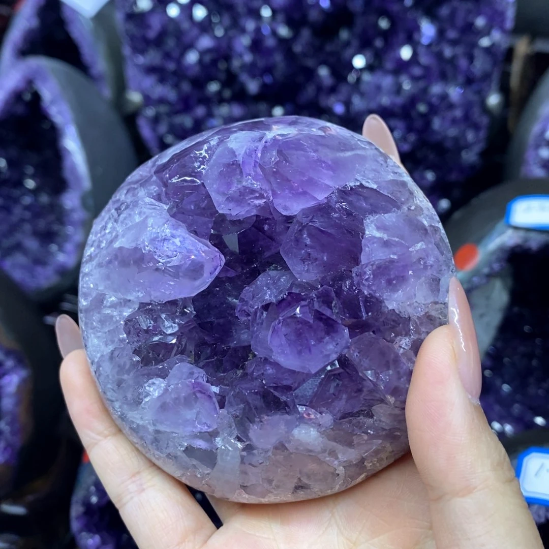 紫晶摆件未镶嵌好好